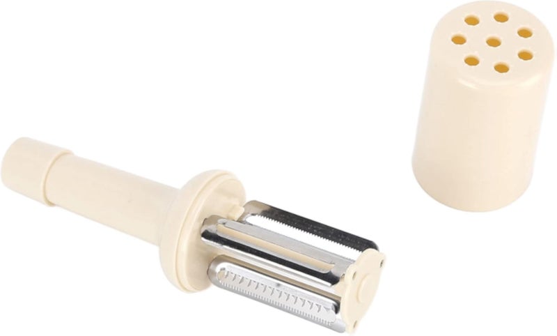 Potato Peeler Vegetable Peeler Multifunctional Kitchen Peeling Knife Stainless Steel Fruit Grater Household Vegetable Shredder Kitchen Help for Apples Pineapples(Beige)